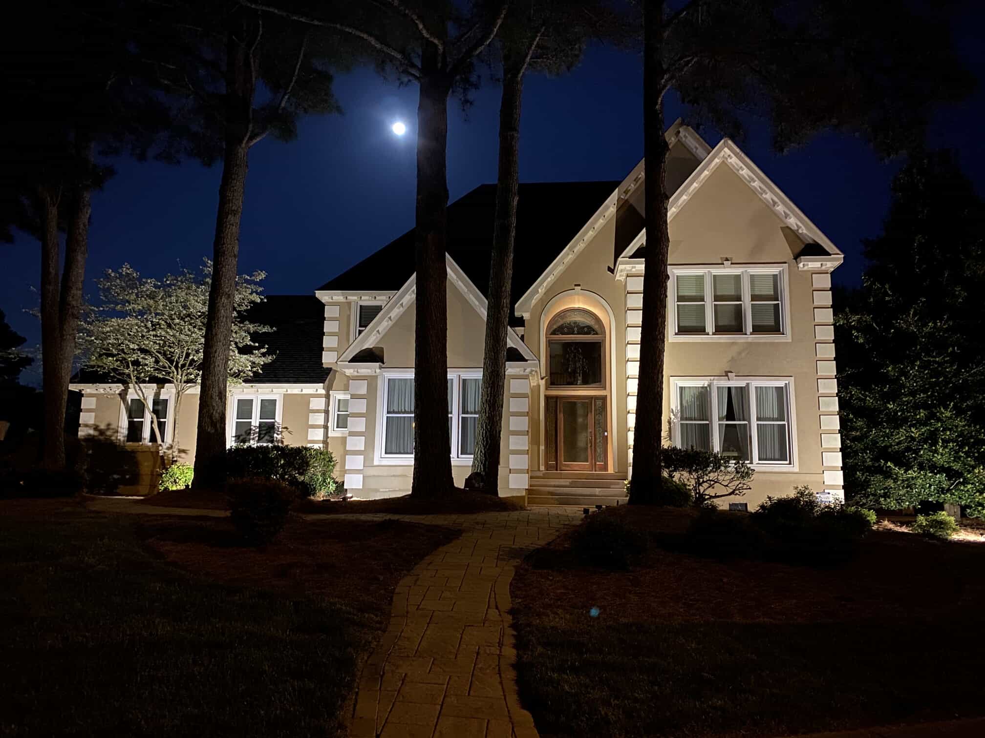 home illumination lighting at night 